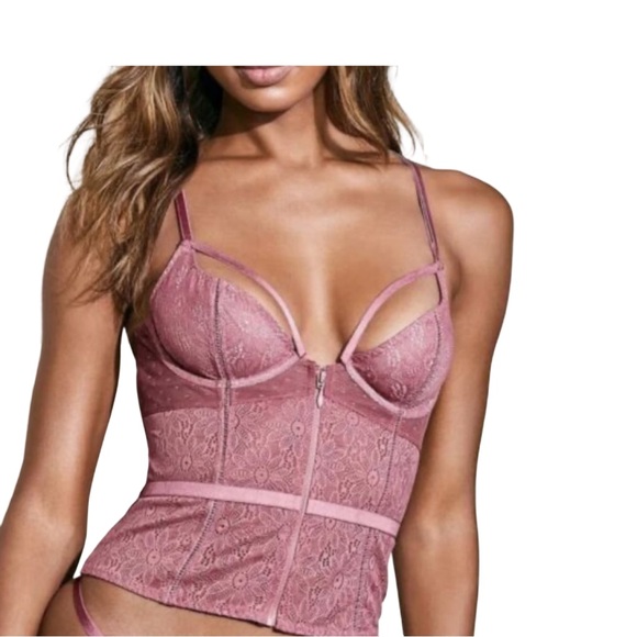 Victoria's Secret Other - NWT Victoria's Secret size 36F Mauve Lace Racerback corset